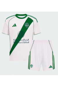 Fotbalové Dres Al-Ahli Dětské Venkovní Oblečení 2025-26 Krátký Rukáv (+ trenýrky)